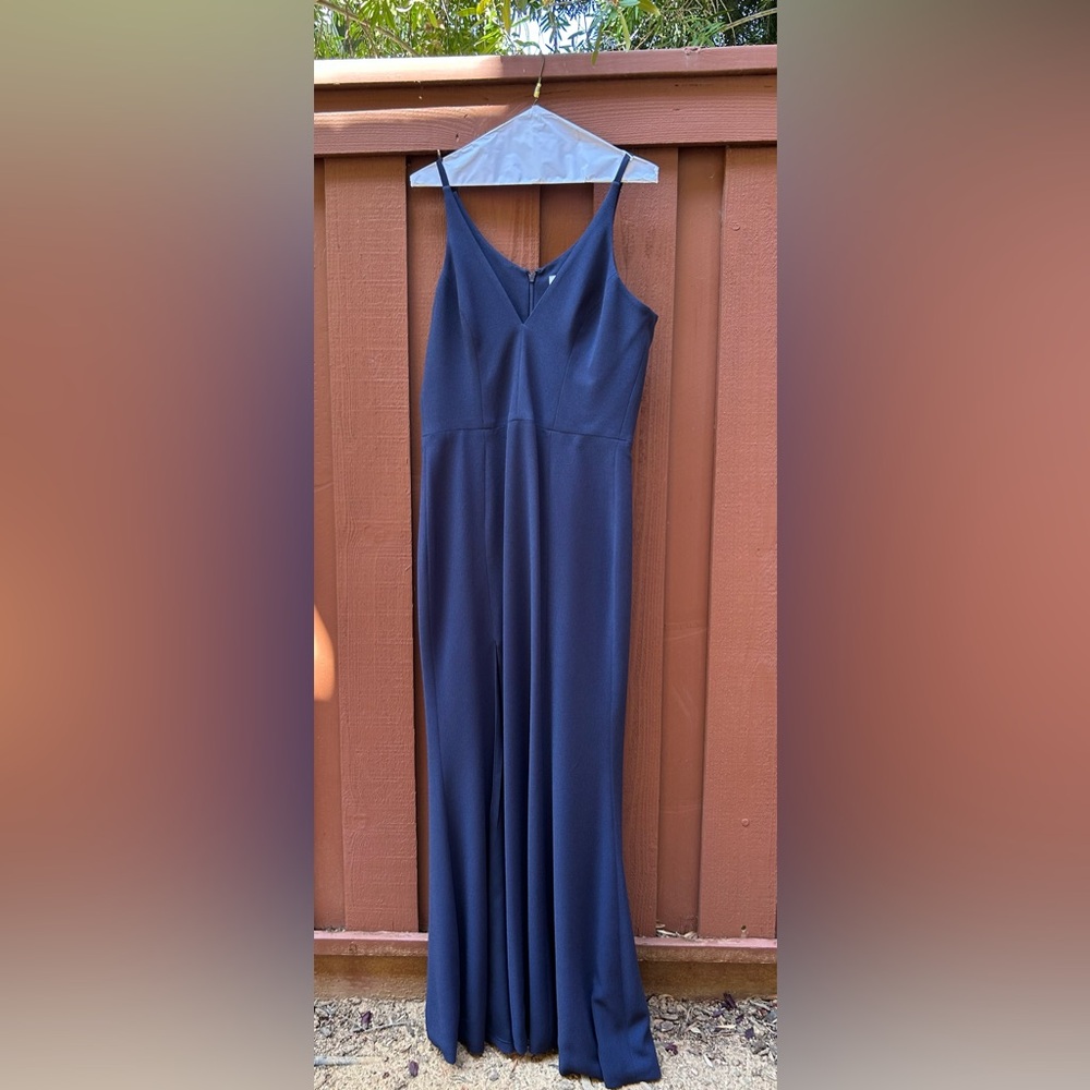 Dress the Population Navy Blue Gown